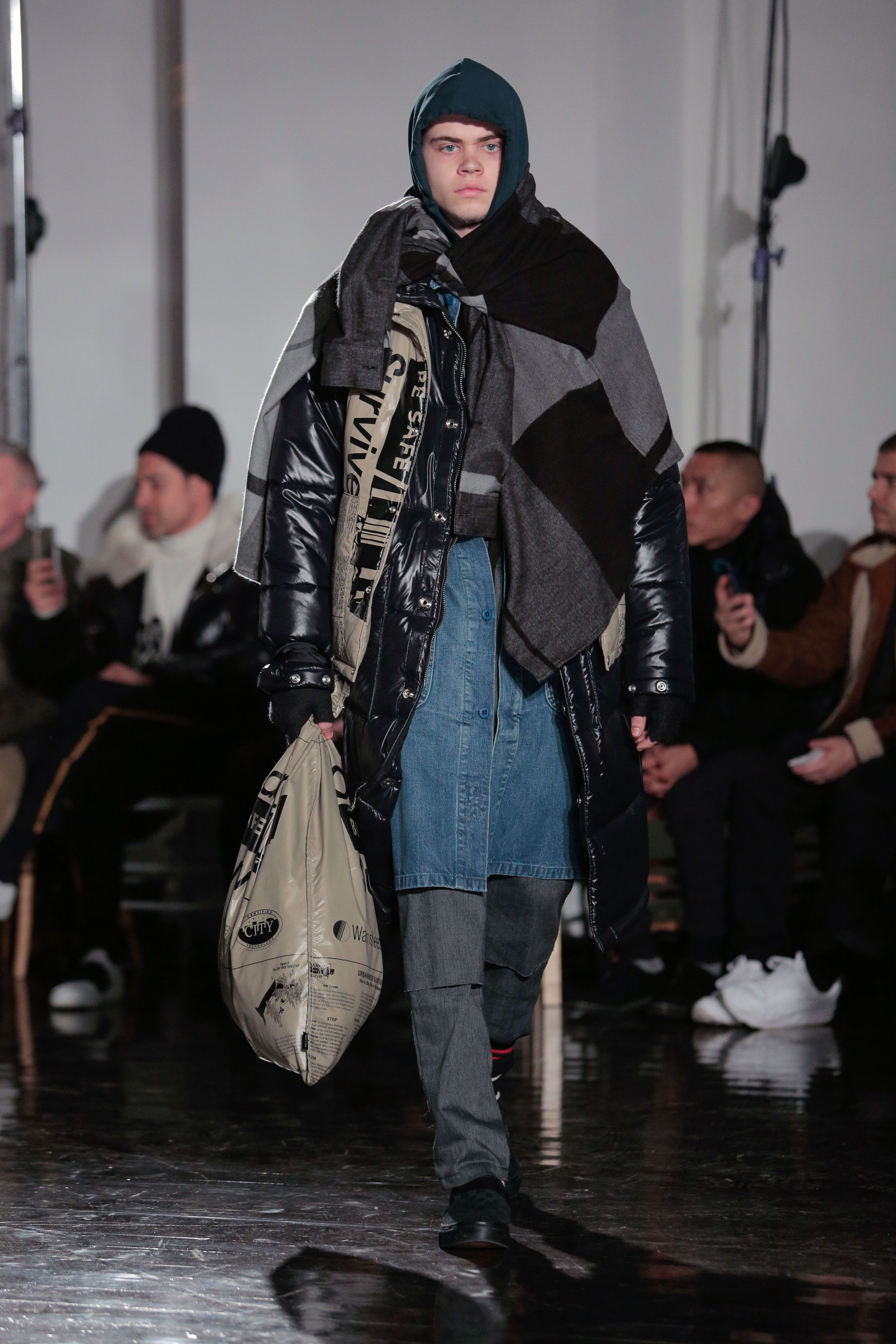 Oof. Menswear Designer N. Hoolywood Sent A Homeless Youth-Inspired