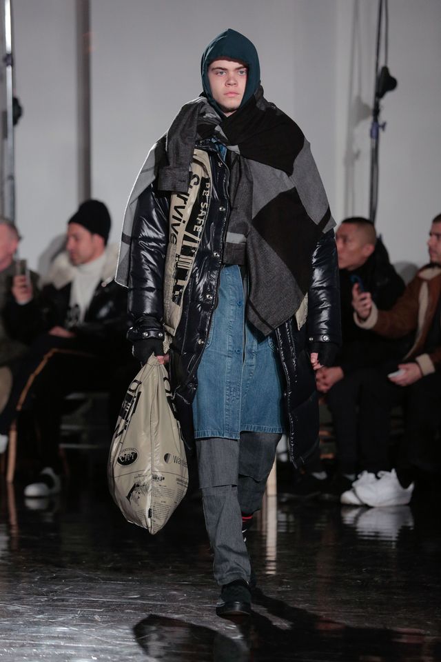 Oof. Menswear Designer N. Hoolywood Sent A Homeless Youth-Inspired ...