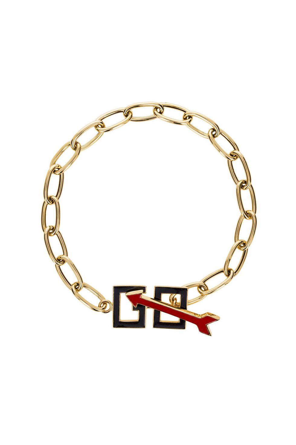 <p>
Alison Lou Go Gold and Enamel Link Bracelet, $1,860; <a href="http://www.twistonline.com/designers-alison-lou-bracelets/go-gold-and-enamel-link-bracelet">twistonline.com</a></p><p><span class="redactor-invisible-space" data-verified="redactor" data-redactor-tag="span" data-redactor-class="redactor-invisible-space"></span></p>