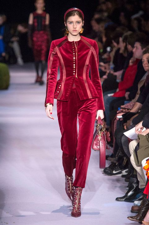 Red Is Officially the Color of Fall 2017 Fashion Month