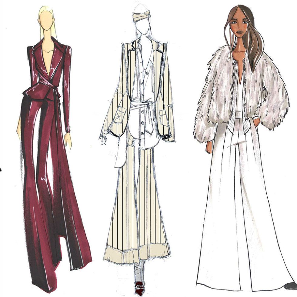 clothing sketches