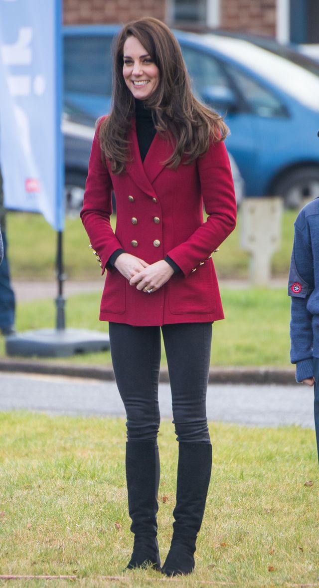 How Kate Middleton Is Spending Valentine's Day - Kate Middleton in Red ...