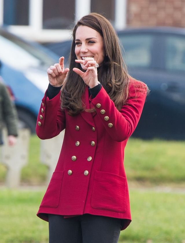 How Kate Middleton Is Spending Valentine's Day - Kate Middleton in Red ...