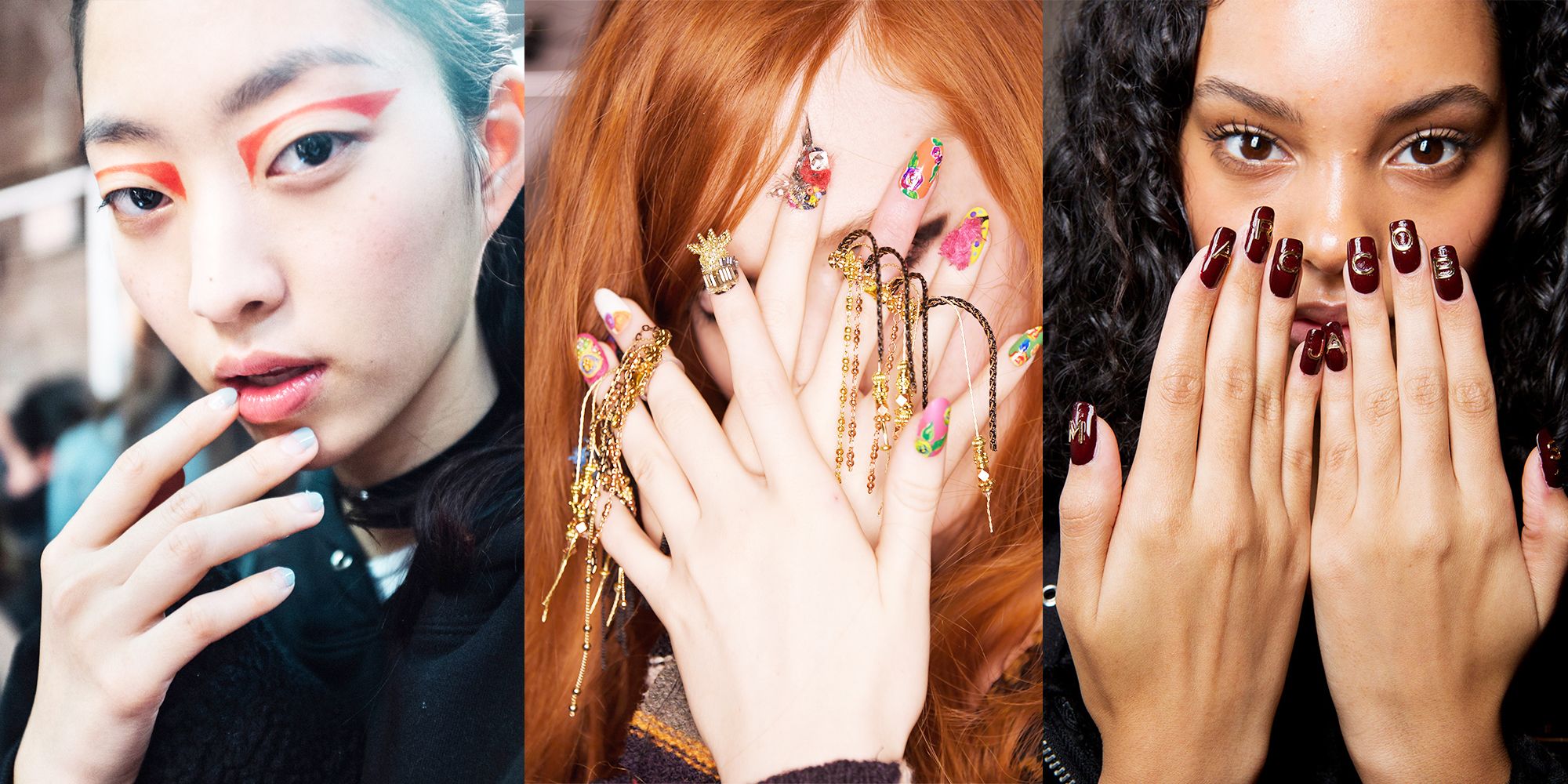 Fall 2017 Nail Trends Best Nail Ideas From Fall Nyfw Runway Elle