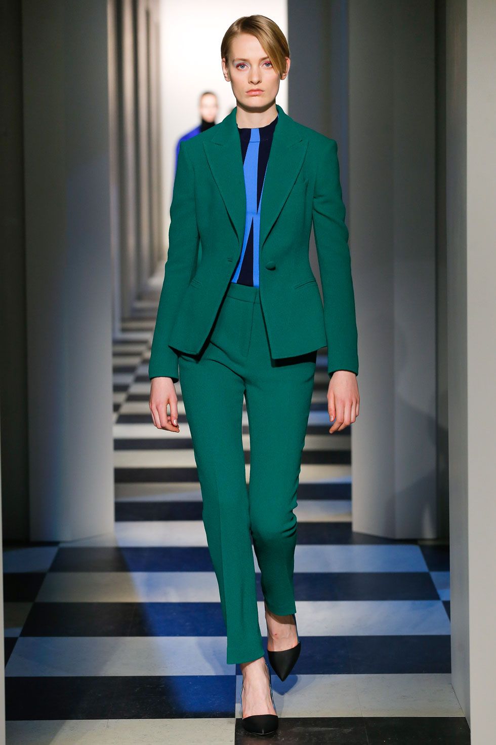 oscar de la renta women's suits