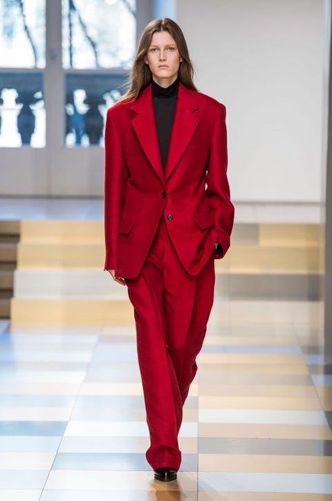 Red Is Officially the Color of Fall 2017 Fashion Month