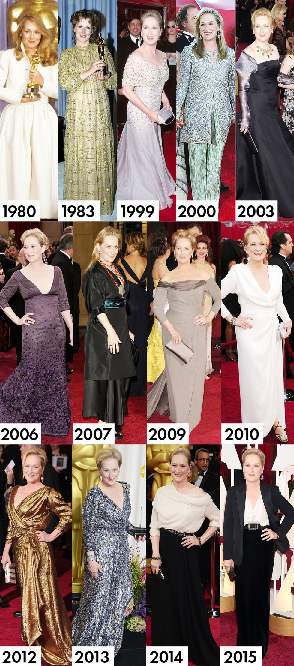 Meryl streep hotsell 2010 oscar dress