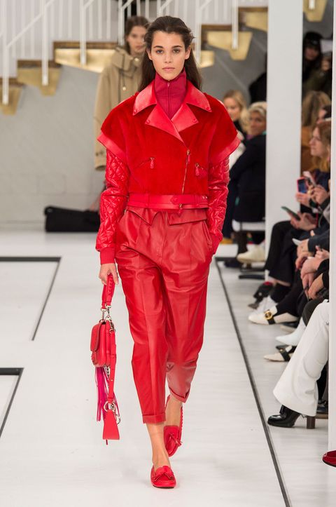 Red Is Officially the Color of Fall 2017 Fashion Month