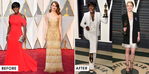 Best Oscars After Party Dresses Looks And Pictures From Image