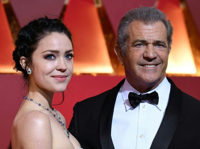 Rosalind Ross and Mel Gibson at the Oscars