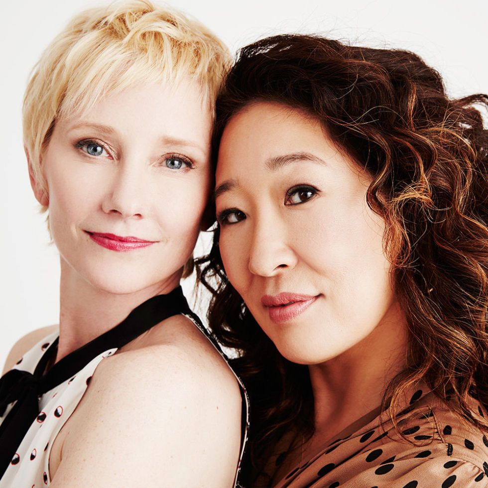 Anne Heche Sandra Oh New Movie Catfight Interview