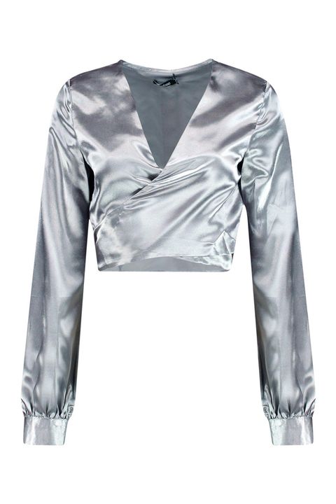 <p>
Boohoo Katherine Satin Knot Front Long Sleeve Blouse, $17; <a href="http://us.boohoo.com/katherine-satin-knot-front-long-sleeve-blouse/DZZ69725.html?color=105">boohoo.com</a></p><p><span class="redactor-invisible-space" data-verified="redactor" data-redactor-tag="span" data-redactor-class="redactor-invisible-space"></span></p>