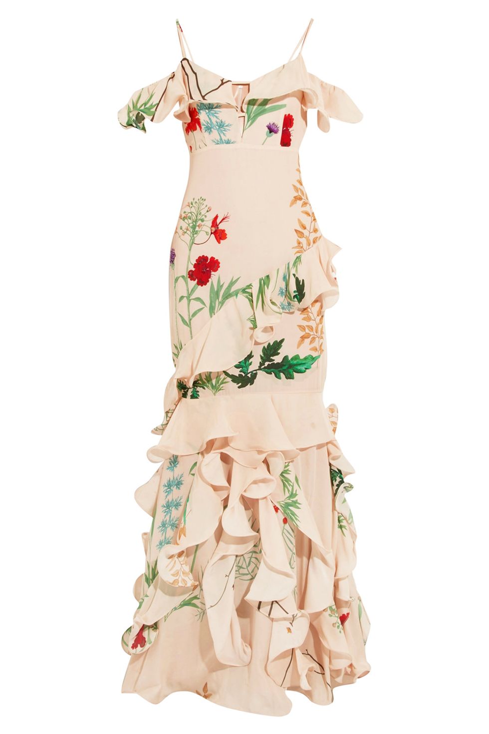 <p>
Johanna Ortiz La Santa Maria Ruffled Printed Silk Gown, $3,550; <a href="https://www.net-a-porter.com/us/en/product/807843/Johanna_Ortiz/la-santa-maria-ruffled-printed-silk-gown">net-a-porter.com</a></p><p><span class="redactor-invisible-space" data-verified="redactor" data-redactor-tag="span" data-redactor-class="redactor-invisible-space"></span></p>