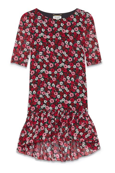 <p>
Saint Laurent Babydoll Dress, $2,490; <a href="http://www.ysl.com/us/shop-product/women/ready-to-wear-dresses-babydoll-dress-in-black-fuchsia-and-red-anemone-printed-silk-georgette_cod34678557hd.html#section=women_rtw">ysl.com</a></p><p><span class="redactor-invisible-space" data-verified="redactor" data-redactor-tag="span" data-redactor-class="redactor-invisible-space"></span></p>