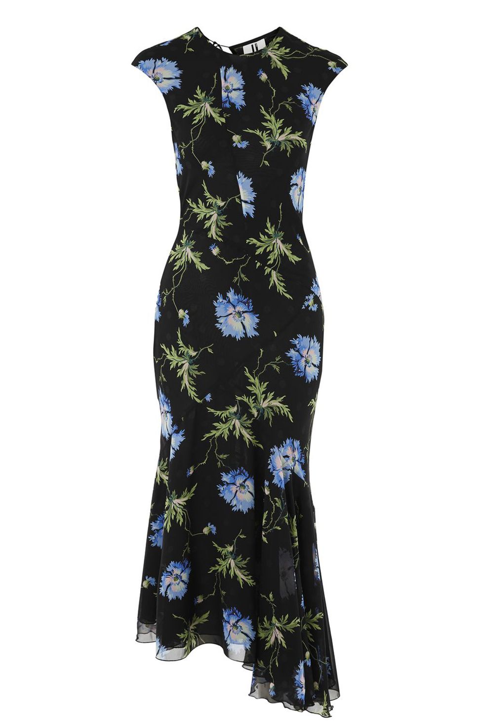 <p>
Topshop Unique Evelyn Dress, $475; <a href="http://us.topshop.com/en/tsus/product/evelyn-dress-by-unique-6268330?bi=0&amp;ps=20&amp;Ntt=florAL%20DRESS">topshop.com</a></p><p><span class="redactor-invisible-space" data-verified="redactor" data-redactor-tag="span" data-redactor-class="redactor-invisible-space"></span></p>