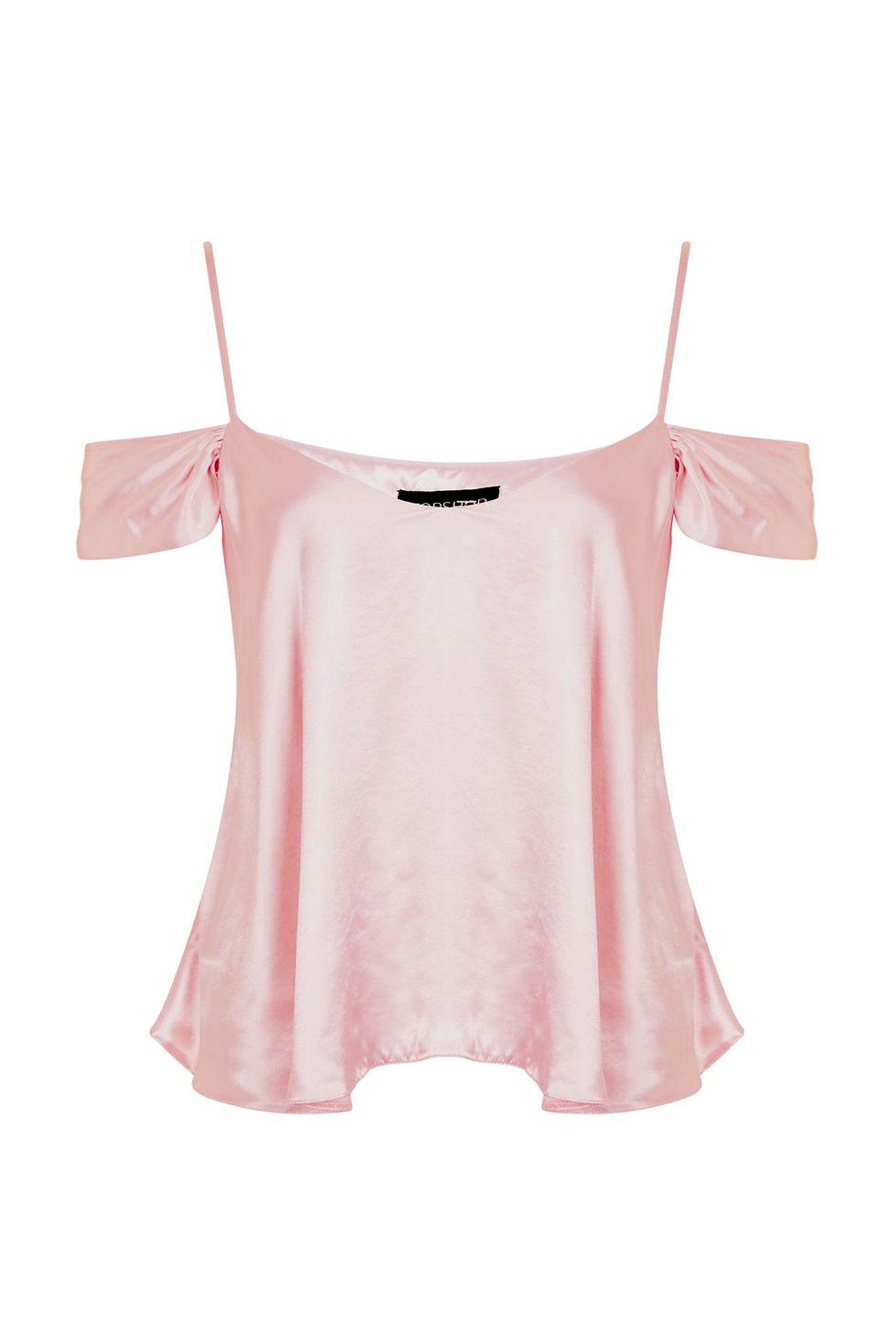 <p>
Topshop Satin&nbsp;Rouleau Cold Shoulder Camisole Top, $52; <a href="http://us.topshop.com/en/tsus/product/satin-rouleau-cold-shoulder-camisol-top-6190390?bi=0&amp;ps=20&amp;Ntt=satin%20top">topshop.com</a></p><p><span class="redactor-invisible-space" data-verified="redactor" data-redactor-tag="span" data-redactor-class="redactor-invisible-space"></span></p>