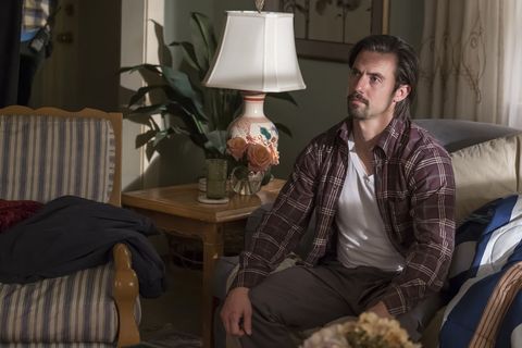 Milo Ventimiglia as Jack Pearson in the This Is Us season 1 finale 'Moonshadow'
