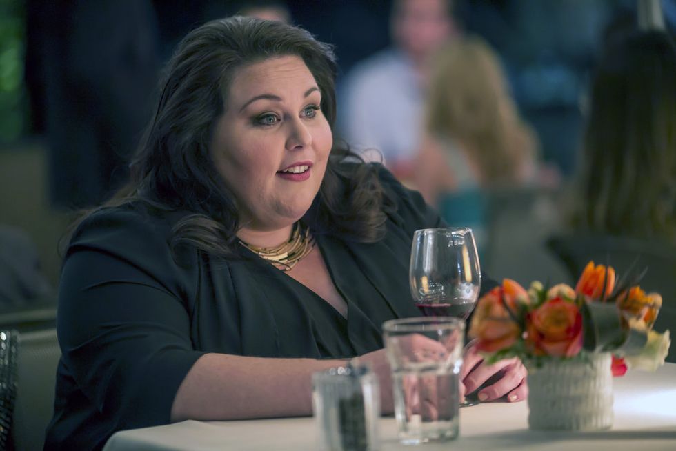Chrissy Metz as Kate in the 'This Is Us' pilot