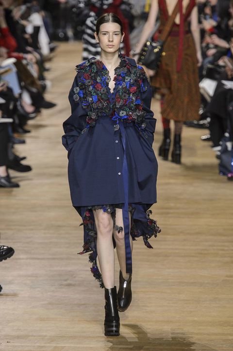 42 Looks From Sacai Fall 2017 PFW Show - Sacai Runway at Paris Fashion Week