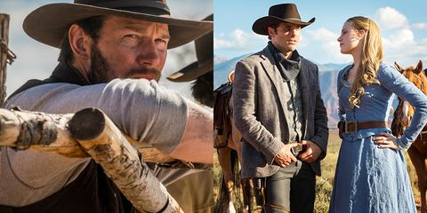 <p><i data-redactor-tag="i">The Magnificent Seven</i>&nbsp;with Steve McQueen, my man who's no longer with us, but I call on his magic all the time. For&nbsp;<i data-redactor-tag="i">Westworld</i>, I looked at a lot of Spaghetti Westerns from the '60s. The Clint Eastwood&nbsp;iconic films.&nbsp;<i data-redactor-tag="i">Westworld</i>&nbsp;has its roots in that. Not many folks get to work on a Western, so of course you look at that material and then you get away from it, because it's too close to the subject and I don't want to copy anybody. I look at documentaries, I look at fashion, I look at paintings. I want to find the new for this genre, for this specific story because it's so beautiful.&nbsp;<span data-redactor-tag="span"></span><br></p>