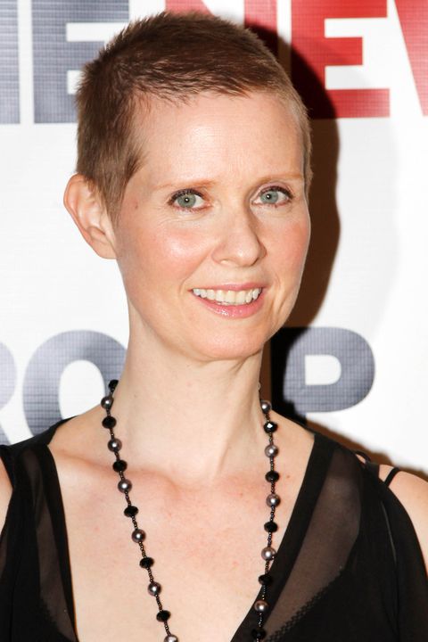 <p>Nixon shaved her head in 2012 for the role of a cancer patient in&nbsp;the Manhattan Theatre Club production of Wit.&nbsp;<span class="redactor-invisible-space" data-verified="redactor" data-redactor-tag="span" data-redactor-class="redactor-invisible-space"></span></p>