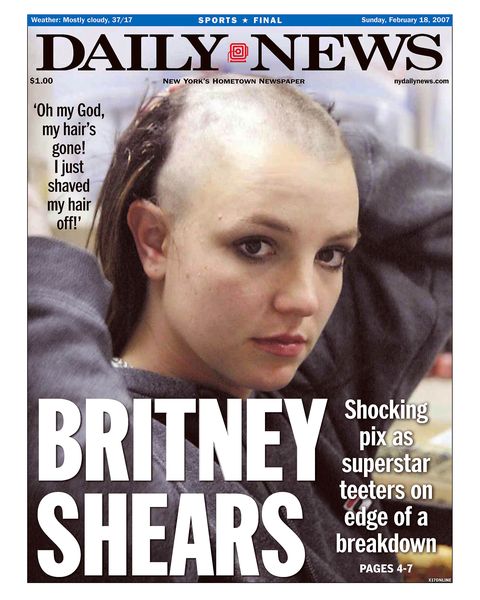 <p>A decade later, Spears' 2007 shave remains an iconic moment in celebrity hair history.</p>