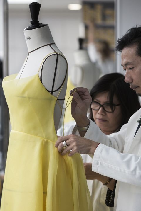 How Emma Watson's Dior Yellow Dress Was Made