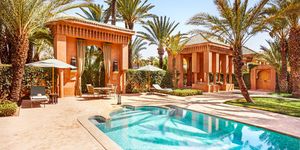 Property, Building, House, Home, Real estate, Swimming pool, Estate, Palm tree, Villa, Tree, 