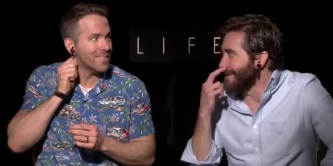 Ryan Reynolds And Jake Gyllenhaal Cannot Control Themselves In This ...