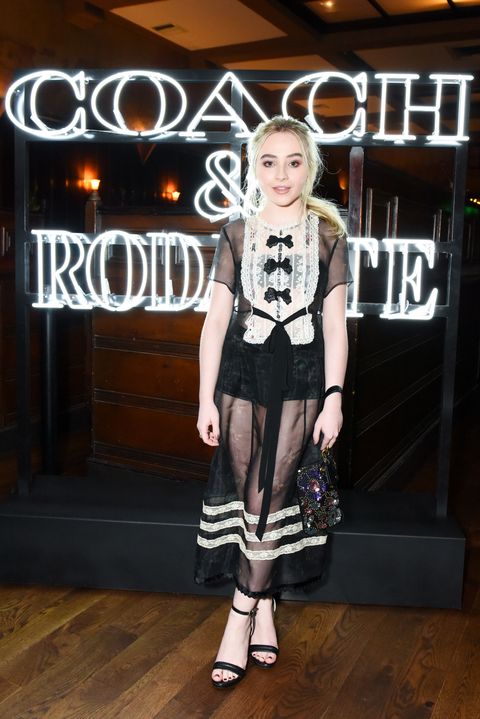 <p>At the Coach &amp; Rodarte celebration&nbsp;for their Spring 2017 Collaboration at Musso &amp; Frank on March 30, 2017 in Hollywood.&nbsp;<span class="redactor-invisible-space"></span><span class="redactor-invisible-space" data-verified="redactor" data-redactor-tag="span" data-redactor-class="redactor-invisible-space"></span><span class="redactor-invisible-space" data-verified="redactor" data-redactor-tag="span" data-redactor-class="redactor-invisible-space"></span></p>