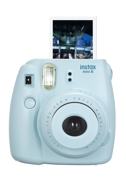 <p>Mobile phones mean everyone's a photographer, but go a step further and actually print your sun-soaked memories out on command.</p><p><em data-redactor-tag="em" data-verified="redactor">Fujifilm Instax Mini 8 Camera, $70; </em><a href="http://www.target.com/p/fujifilm-instax-mini-8-blue-camera/-/A-17393973" target="_blank" data-tracking-id="recirc-text-link"><em data-redactor-tag="em" data-verified="redactor">target.com</em></a></p>