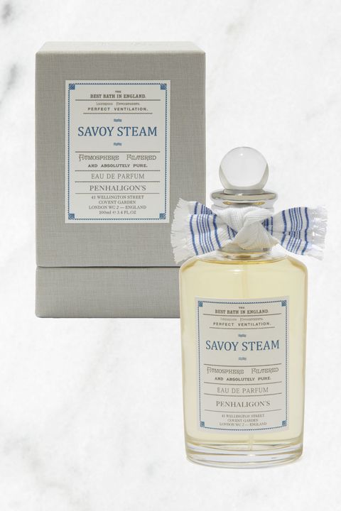 <p>Meet the grown-up and sophisticated counterpart to your beloved middle school body splash. Lighter than a standard perfume, this refreshing cologne laced with eucalyptus, rosemary, and white cedar is inspired by the swanky steam room at the iconic Savoy Hotel in London. No matter which side of the pond you're on, freshen up by grazing the glass stopper down your neck and across your décolletage post-shower. </p><p><em data-redactor-tag="em" data-verified="redactor">Penhaligon's Savoy Steam Eau de Cologne, $195; <a href="https://www.penhaligons.com/us/savoy-steam-eau-de-cologne/" target="_blank">penhaligons.com</a></em></p>