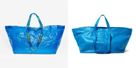 Ikea Issues Response To Balenciaga Lookalike Bag Balenciaga Frakta Ikea Shopping Bag