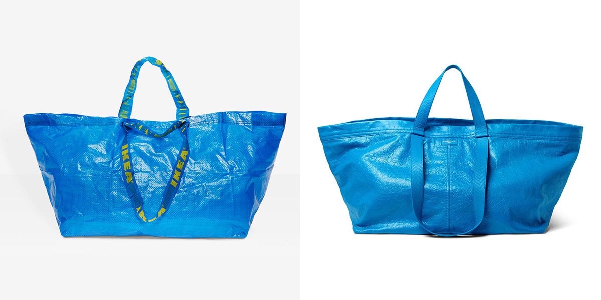Balenciaga Frakta Ikea Shopping Bag