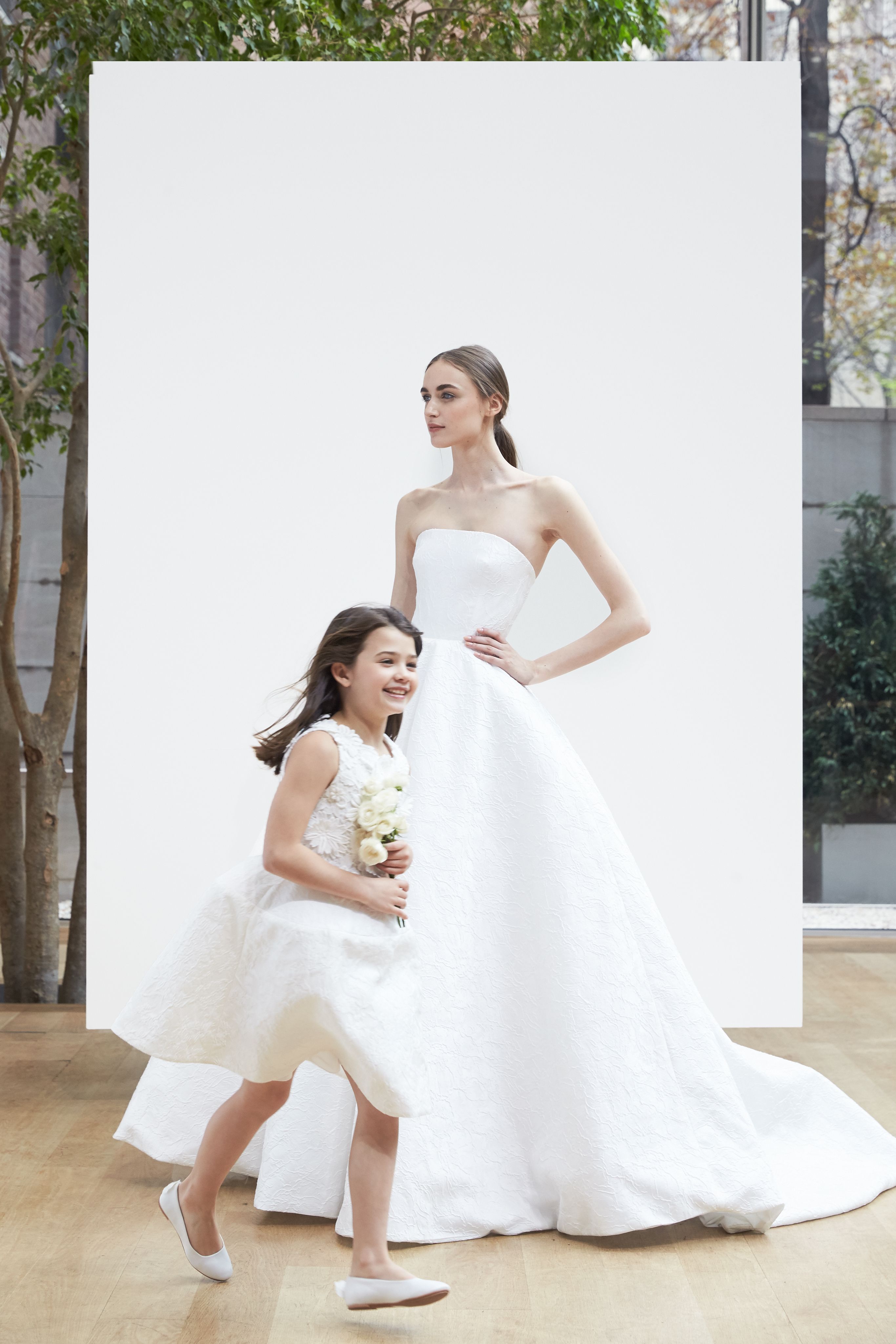 The Best Dresses Ball Gowns and Jumpsuits From Spring 2018 Bridal Week