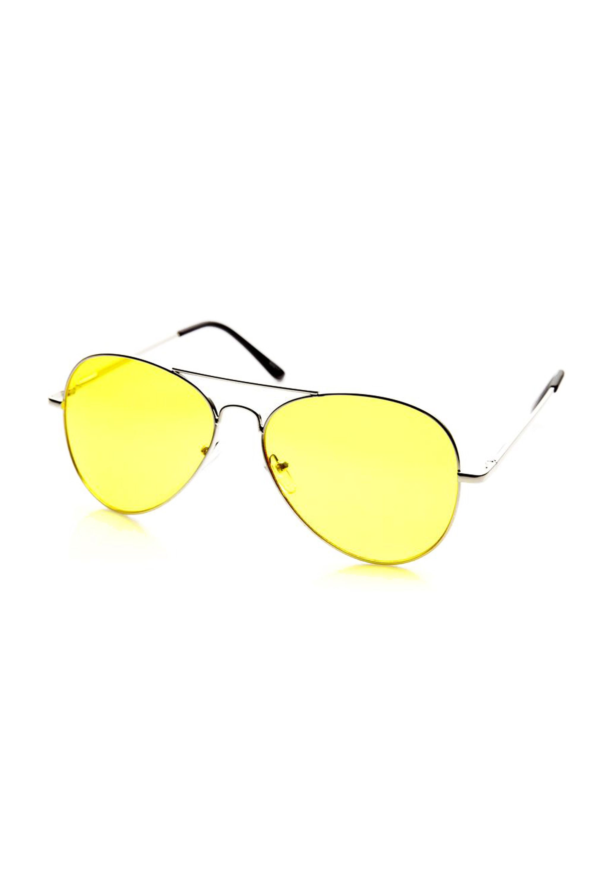 Yellow lens sunglasses trend on sale