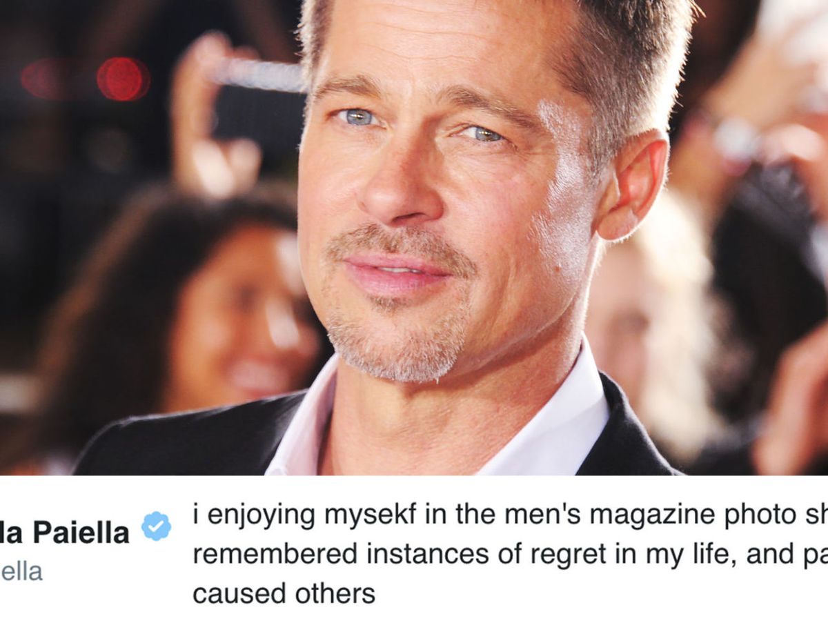 Brad Pitt Reacts to Being the Internet's Boyfriend