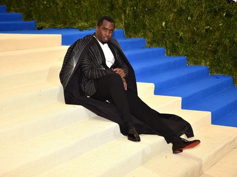 Diddy Lay Down on the Met Gala Carpet - Diddy Lay on the Carpet at the ...