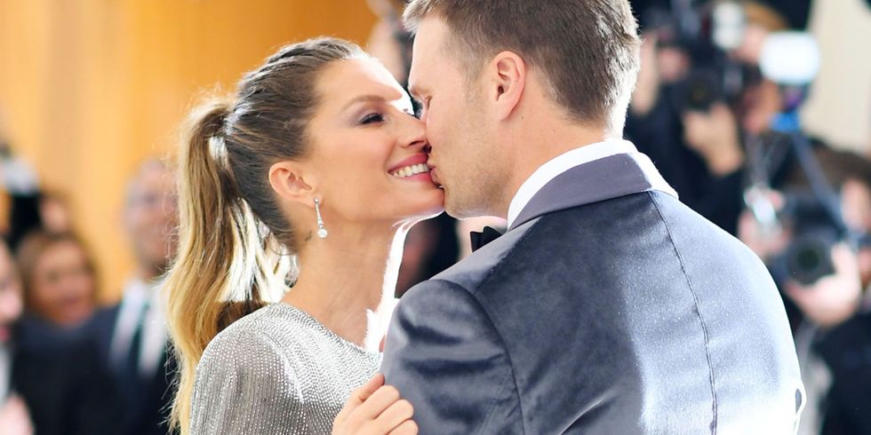 Tom Brady and Gisele Display Museum-Worthy PDA at the Met Gala