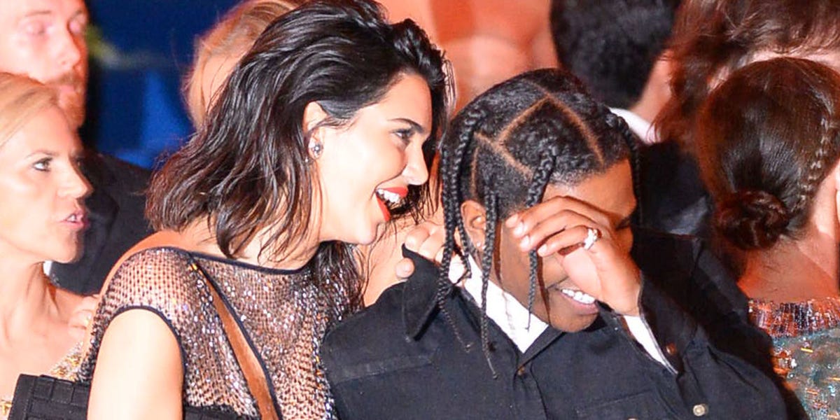 Kendall Jenner and AAP Rocky Have PDA Moment Inside Met Gala Kendall