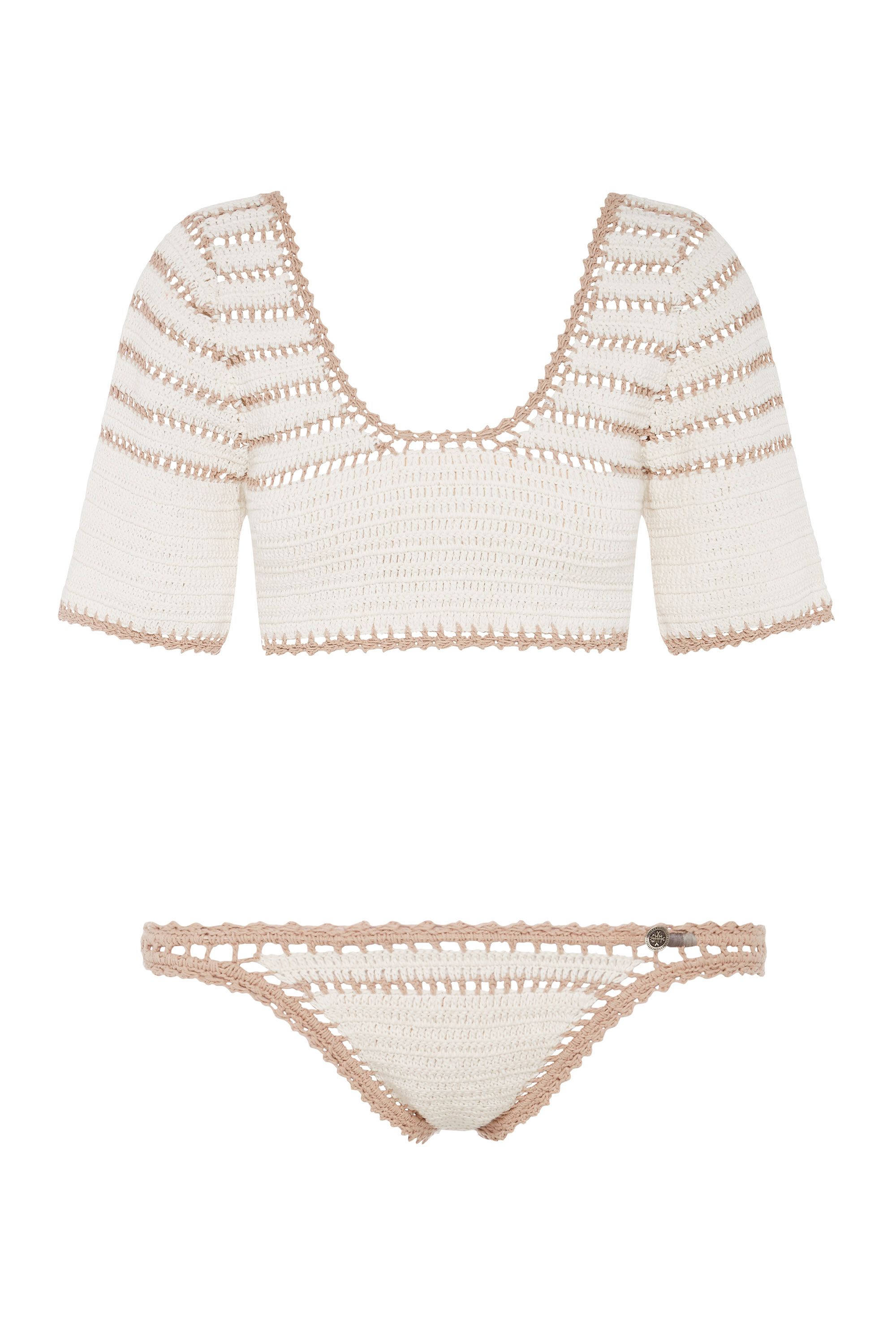 crochet swim top