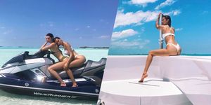 Vehicle, Luxury yacht, Recreation, Boating, Vacation, Yacht, Bikini, Leisure, Swimwear, Speedboat, 