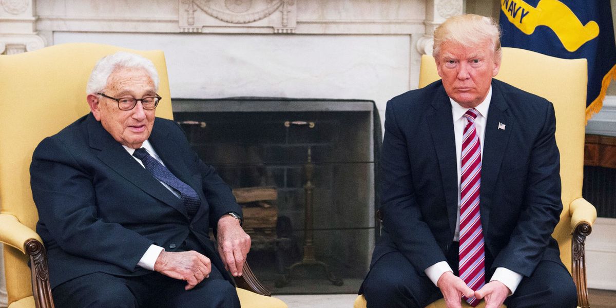 Trump Met With Henry Kissinger Because Thats Totally A Normal Thing To Do