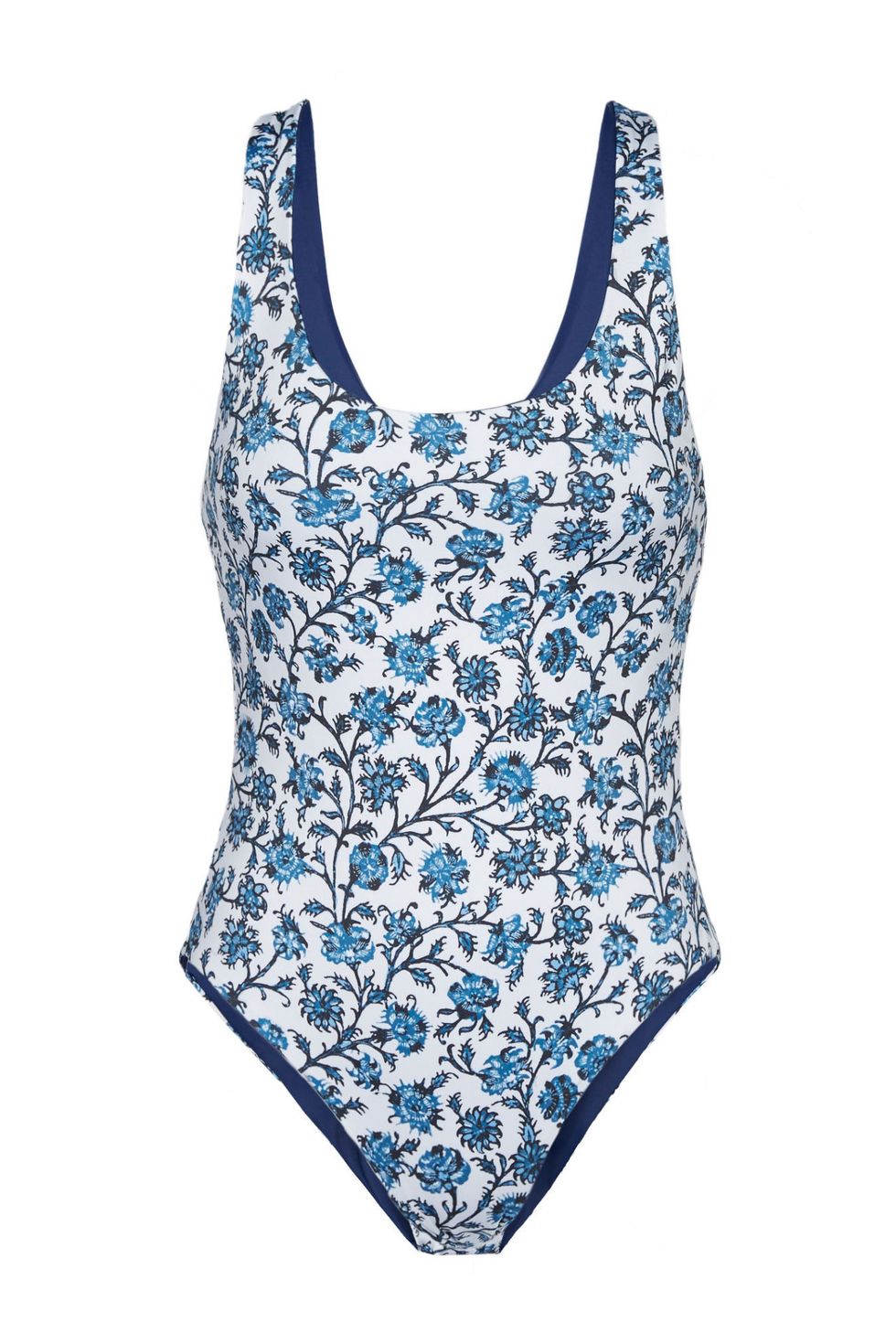 <p>Shop one of the summer's first style collaborations: This printed suit mixes a classic shape and print to beautiful effect.</p><p><em data-redactor-tag="em" data-verified="redactor">Joie x Solid &amp; Striped Anne-Marie Swimsuit, $176; </em><a href="http://www.joie.com/the-anne-marie-reversible-onepiece-porcelain" target="_blank" data-tracking-id="recirc-text-link"><em data-redactor-tag="em" data-verified="redactor">joie.com</em></a></p>
