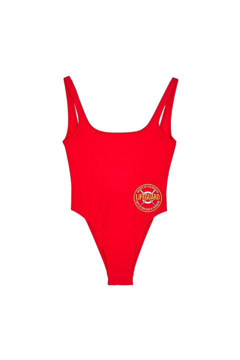 Verrassend 13 Red Bathing Suits Inspired By Baywatch - Best Red One-Pieces GF-14