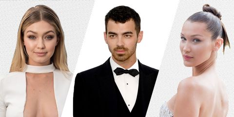 Bella Hadid And Joe Jonas Hello Kiss At Amfar Gala Gigi