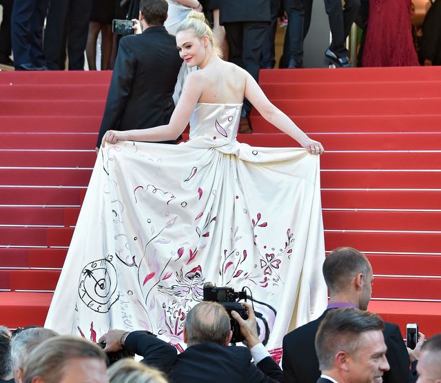 Elle Fanning's Great Red Carpet Dresses at the Cannes Film Festival ...