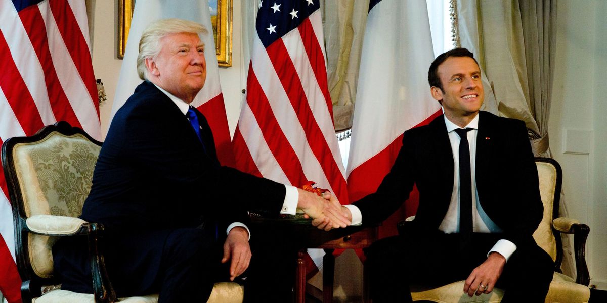 Donald Trump Emmanuel Macron Handshake Donald Trump Weird Handshakes 4381