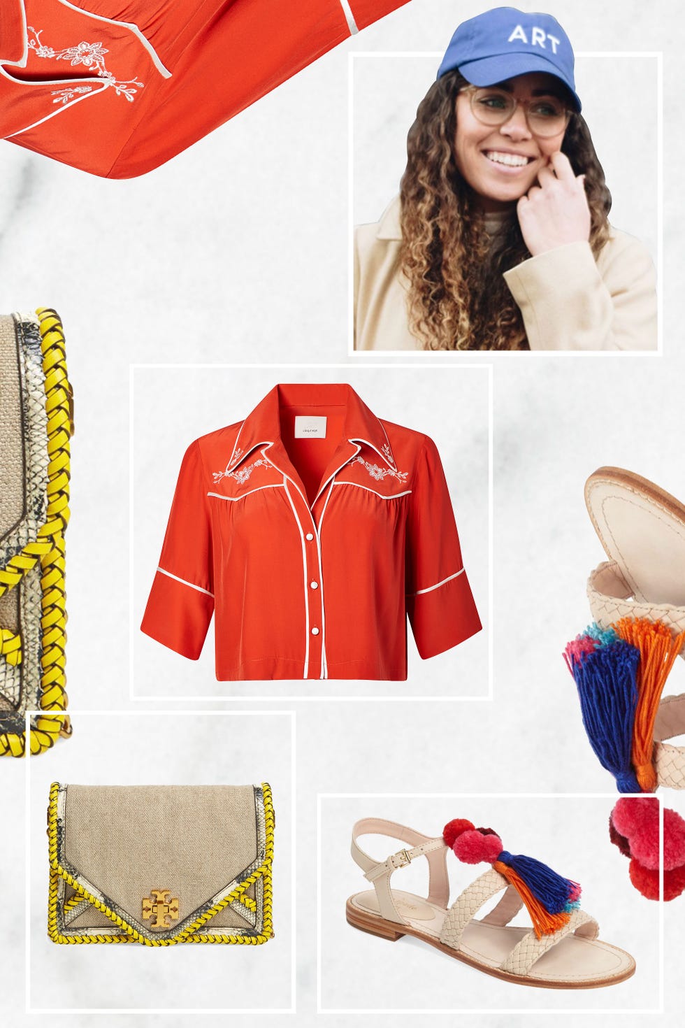 <p><strong data-redactor-tag="strong" data-verified="redactor">Sofi Madison, <a href="https://www.instagram.com/olivesandgrace/" target="_blank">@olivesandgrace</a></strong><br></p><p>Working in her busy boutique on Boston's bustling Tremont Street, Olives &amp; Grace owner Sofi Madison says, "Comfort is my first priority, but I'm most productive when I'm feeling confident and representing myself and my brand well." The artisanal focus of Madison's&nbsp;shop is a response to what she notices Bostonians wanting and fits in with her own style choices too. "I don't travel too much these days, so a colorful closet is my escape. I'll be seeking textured pieces with some history behind them this summer." Rich hues like burnt oranges,&nbsp;yellows, and "juicy colors that epitomize the warmth and energy of the season" are featuring prominently in her shop and on the city's most stylish sidewalks.</p><p><span data-redactor-tag="span" data-verified="redactor"></span></p><p><em data-redactor-tag="em" data-verified="redactor">Clockwise from top left:</em><span class="redactor-invisible-space" data-verified="redactor" data-redactor-tag="span" data-redactor-class="redactor-invisible-space"><em data-redactor-tag="em" data-verified="redactor"> Sea top, similar at <a href="http://shop.nordstrom.com/c/all-womens-contemporary?campaign=0508vacation75&amp;mcamp=4304&amp;cm_sp=merch-_-multi_0529_contemporary_4304-_-freelayout_shop7&amp;cm_mmc=Mindshare_Nordstrom-_-0508contemporary75-_-Elle-_-EditorialArticleJune" target="_blank" data-tracking-id="recirc-text-link">nordstrom.com</a>;&nbsp;Kate Spade sandals, similar at&nbsp;<a href="http://shop.nordstrom.com/c/all-womens-contemporary?campaign=0508vacation76&amp;mcamp=4304&amp;cm_sp=merch-_-multi_0529_contemporary_4304-_-freelayout_shop8&amp;cm_mmc=Mindshare_Nordstrom-_-0508contemporary76-_-Elle-_-EditorialArticleJune" target="_blank" data-tracking-id="recirc-text-link">nordstrom.com</a>; Tory Burch bag, $395, </em><a href="http://shop.nordstrom.com/c/all-womens-contemporary?campaign=0508vacation77&amp;mcamp=4304&amp;cm_sp=merch-_-multi_0529_contemporary_4304-_-freelayout_shop9&amp;cm_mmc=Mindshare_Nordstrom-_-0508contemporary77-_-Elle-_-EditorialArticleJune" target="_blank"><em data-redactor-tag="em" data-verified="redactor" data-tracking-id="recirc-text-link">nordstrom.com</em></a></span><br></p>