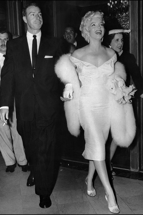 <p>They <a href="http://www.history.com/this-day-in-history/marilyn-monroe-marries-joe-dimaggio" target="_blank" data-external="true">dated</a> for two years before marrying.</p>